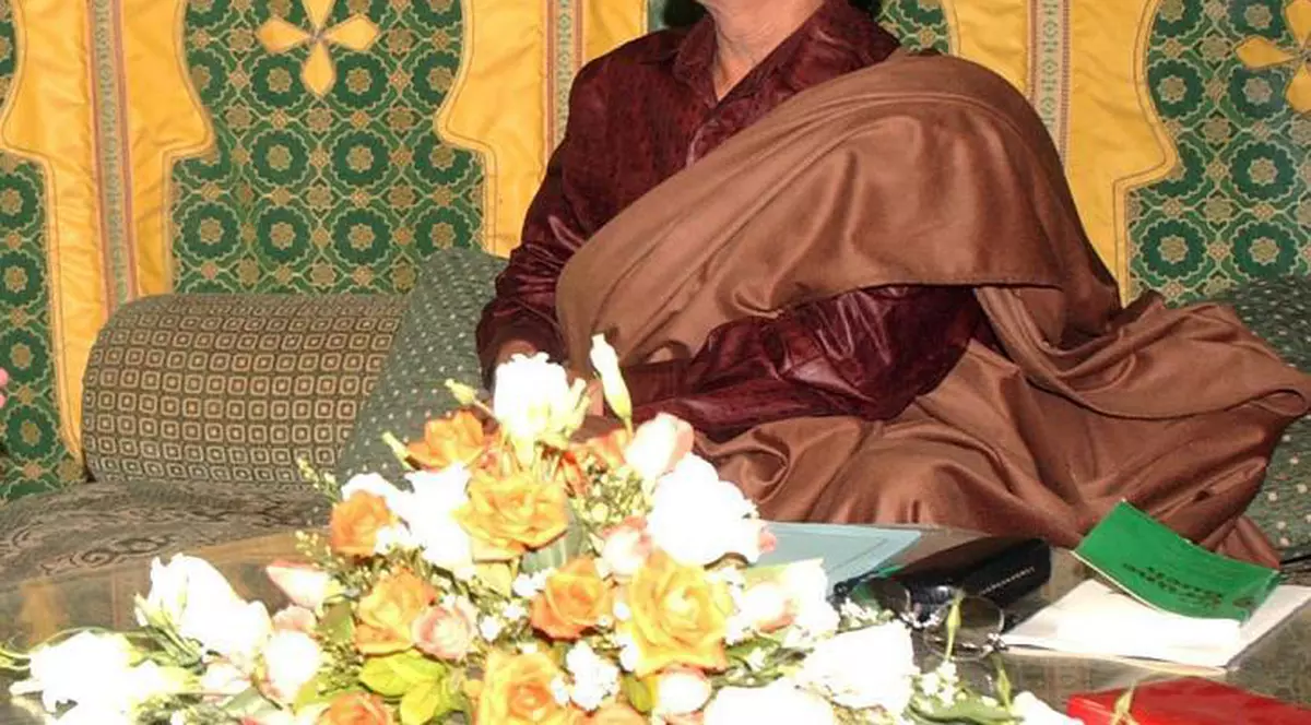 Ghaddafi şi-a instalat cortul la Kremlin