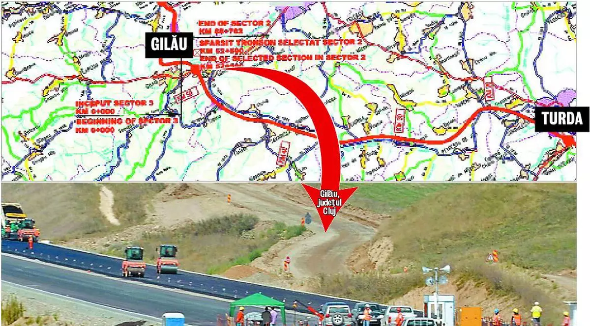 Autostrada Transilvania e deja stricată