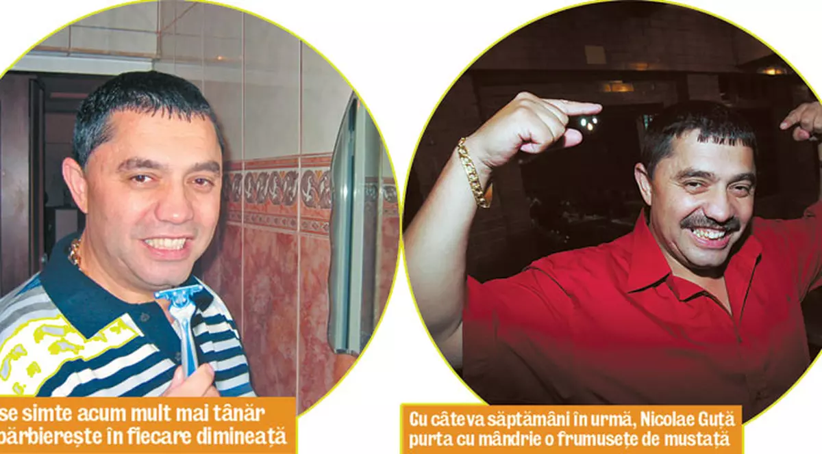 Guţă şi-a dat jos mustaţa