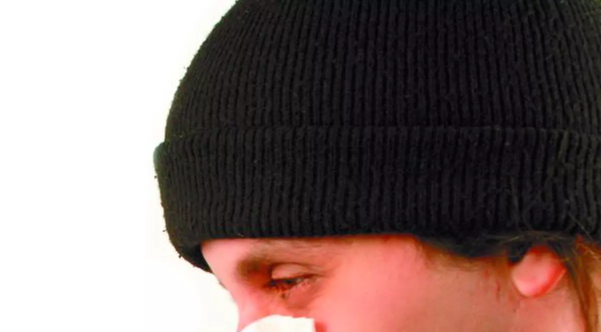 Frigul poate declanşa sinuzita