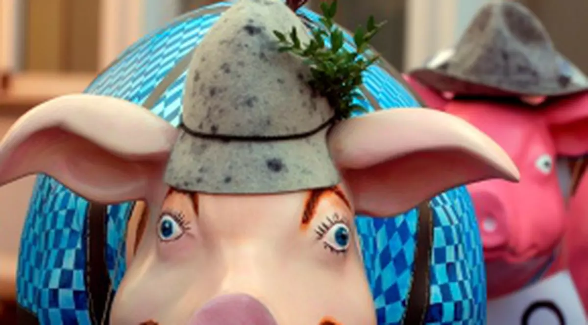 Poliţia din Republica Moldova a ”arestat” un porc şi un măgar