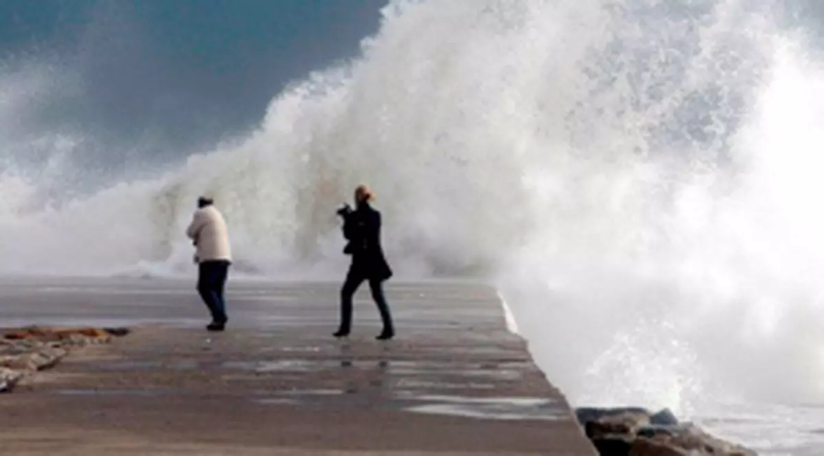 Furtună puternică în Barcelona