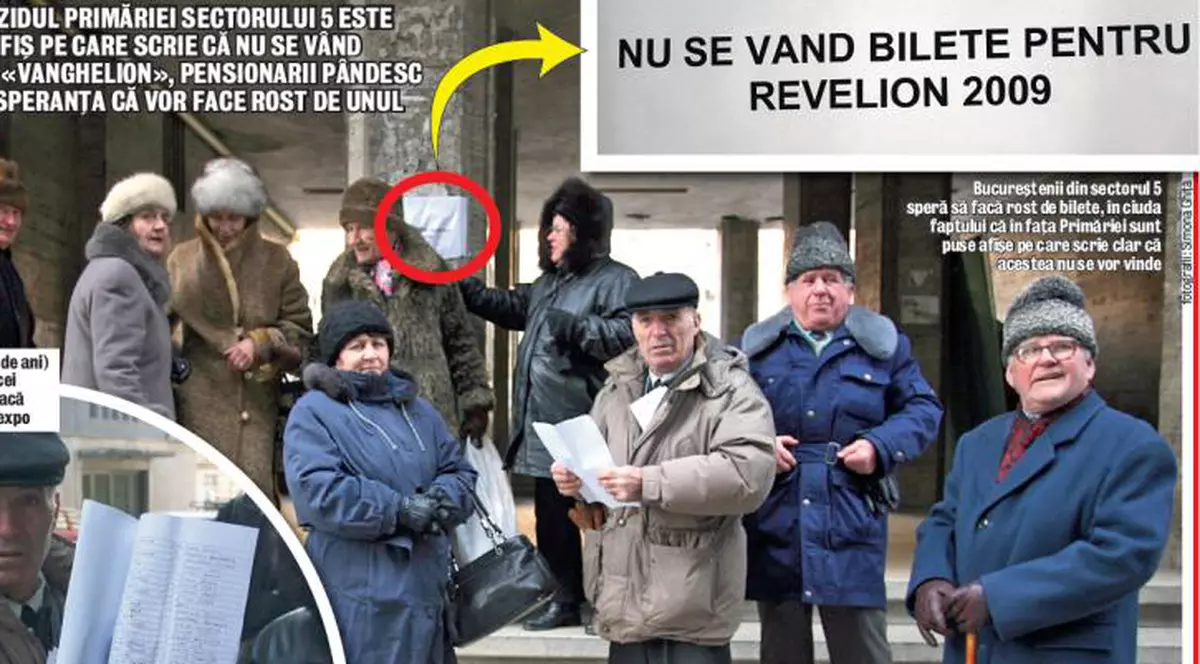 «Vanghelie, vrem şi noi la Revelion!»