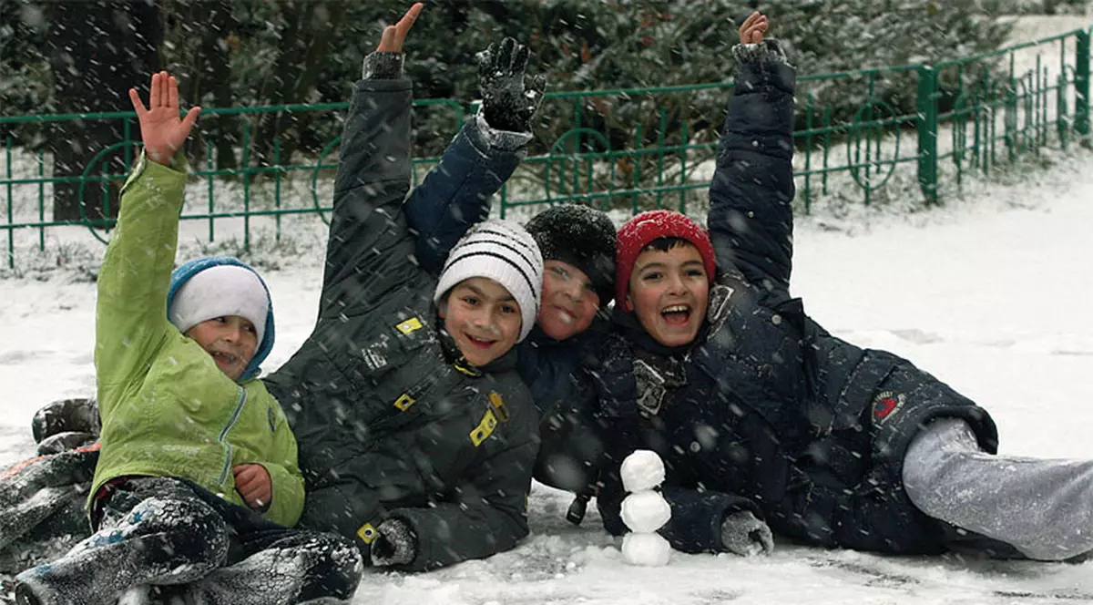 « Uraaa! Ce frumos ninge»