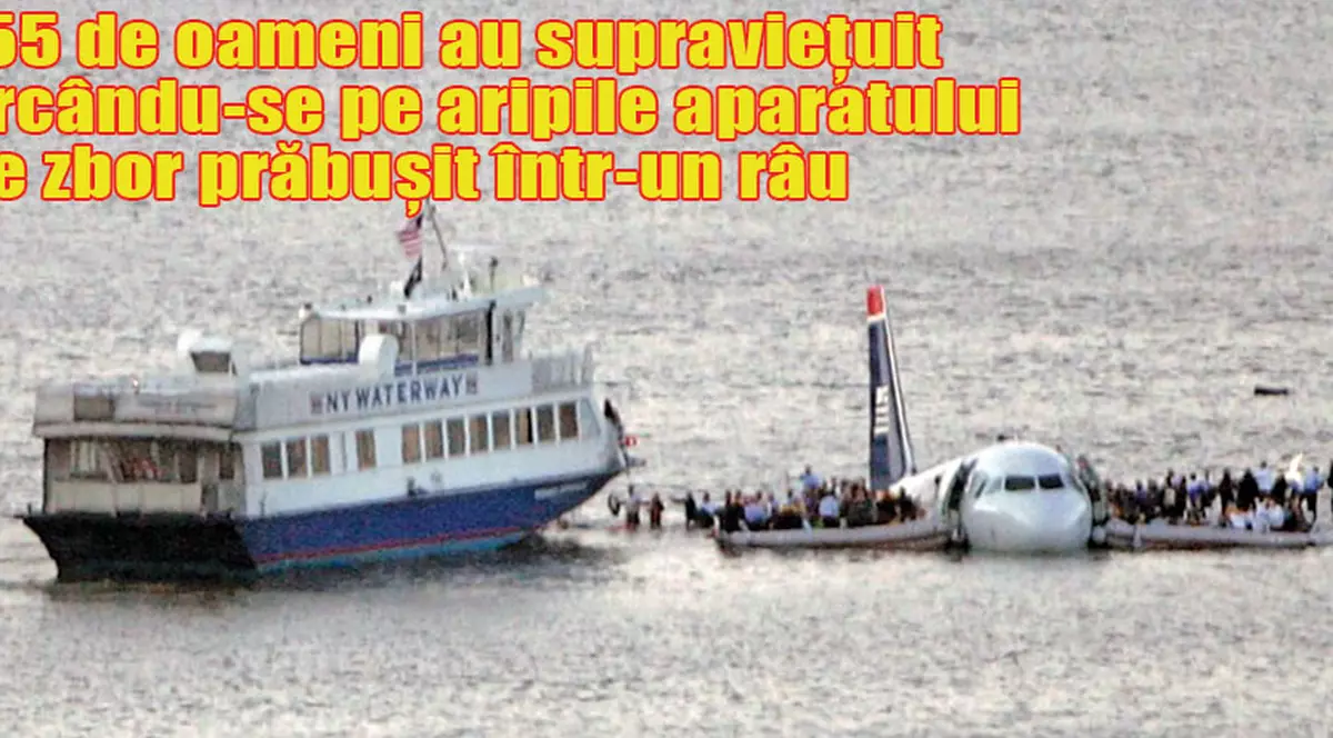 Aşa s-au salvat pasagerii avionului!