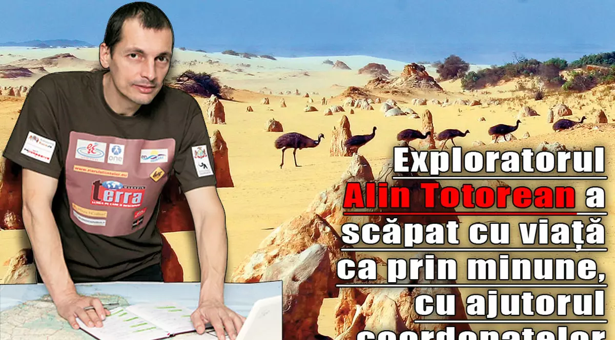 Salvat prin telefon  din deşert