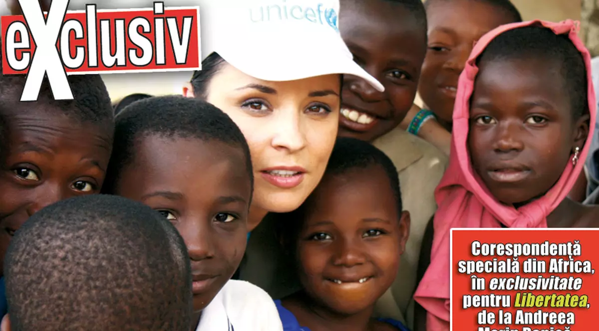 Andreea, «misionară» în Africa