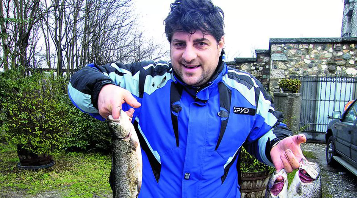 Tavi Colen, la pescuit în Italia