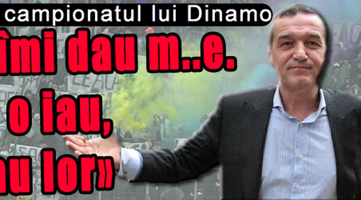 Gigi Becali: «Fanii îmi dau m...e. Dar nu o iau, le-o dau lor» 