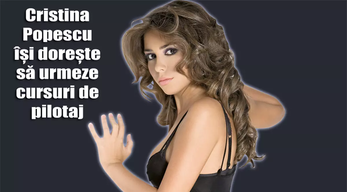 Cristina Popescu de la Kanal D vrea să devină pilot de Formula 1
