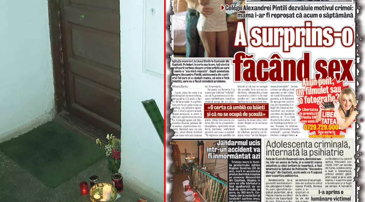 Femeia ucisă de fiica sa adoptivă, înmormântată