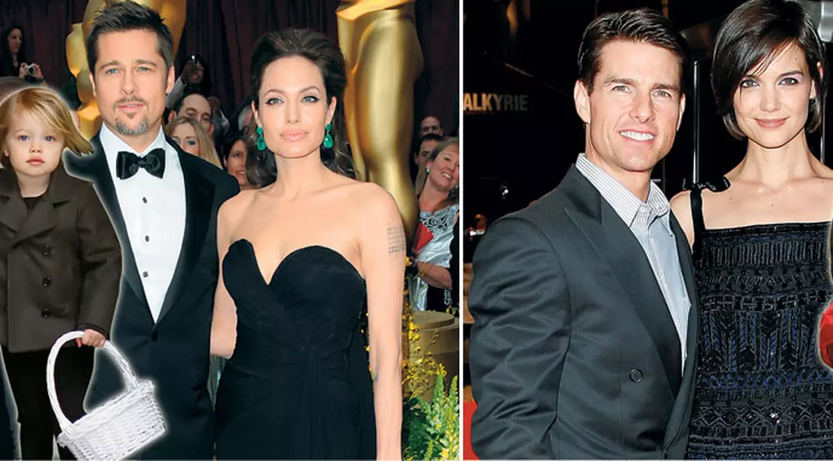 Angelina Jolie şi Katie Holmes vor să-şi împrietenească fetiţele