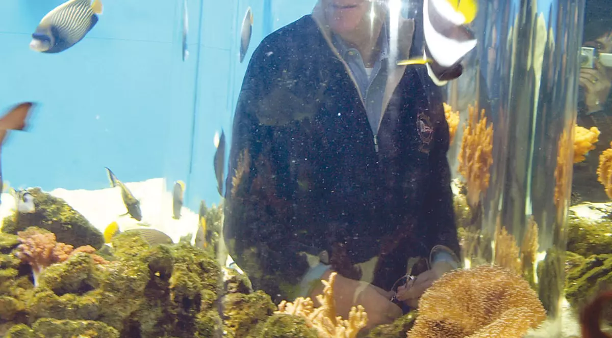 Albert de Monaco a admirat peştii