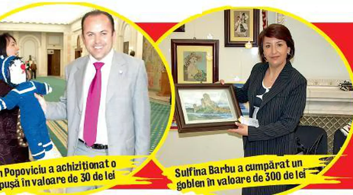 Puşcăriaşele au vândut păpuşi în Casa Poporului