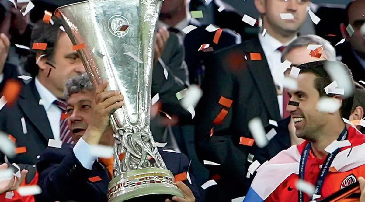 Mircea Lucescu a câştigat Cupa UEFA