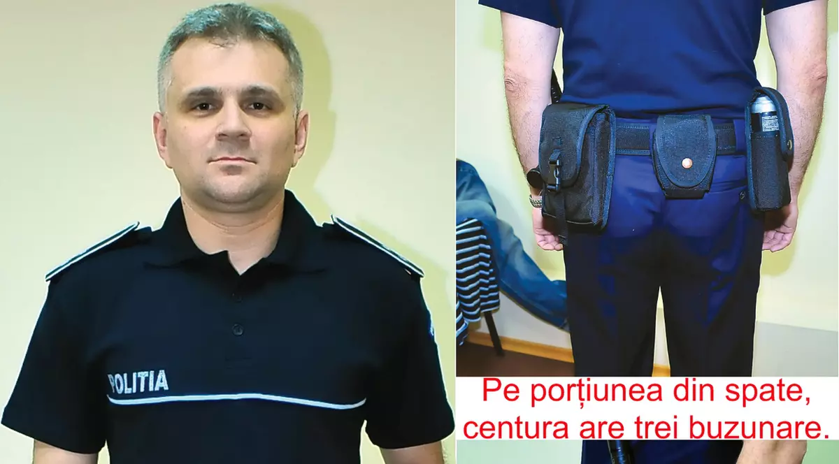 Poliţiştii şi-au «tras» centuri americane