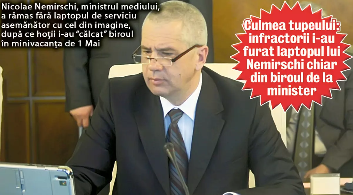 Ministrul mediului, prădat de hoţi!