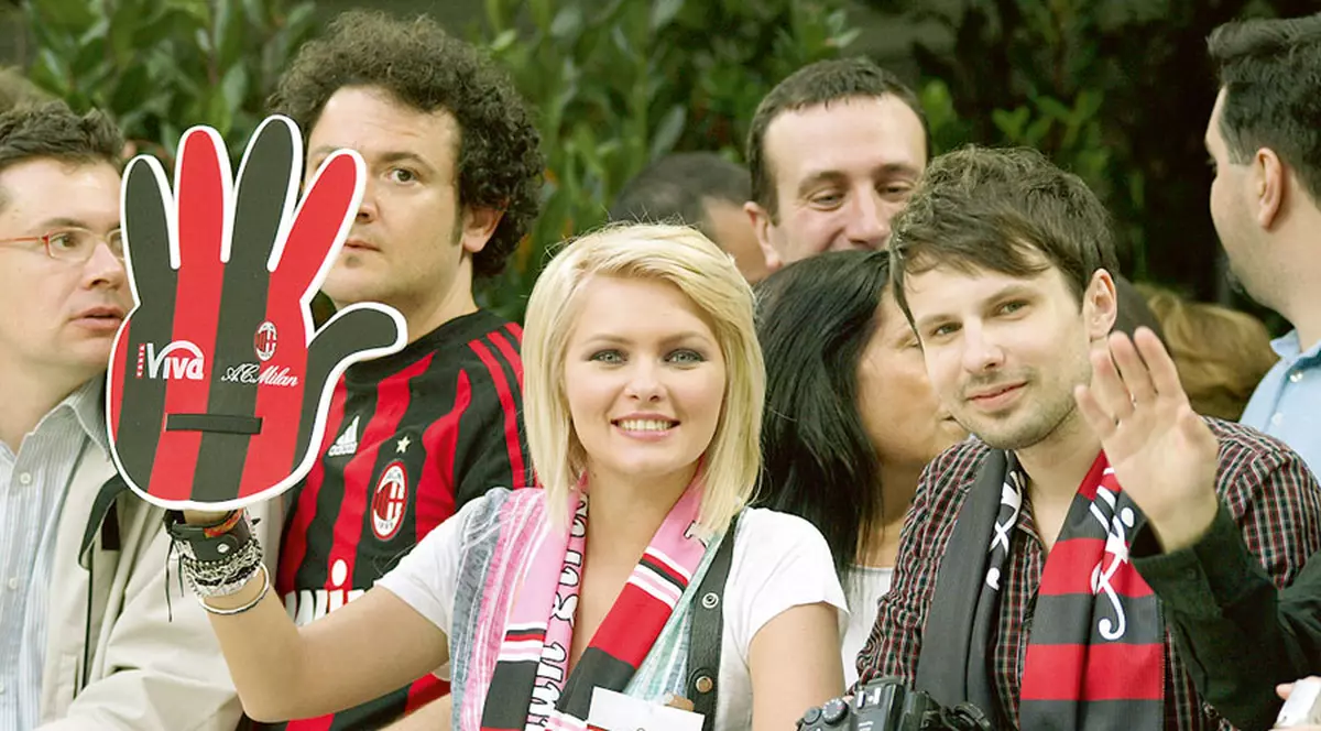 Cristina este fan AC Milan