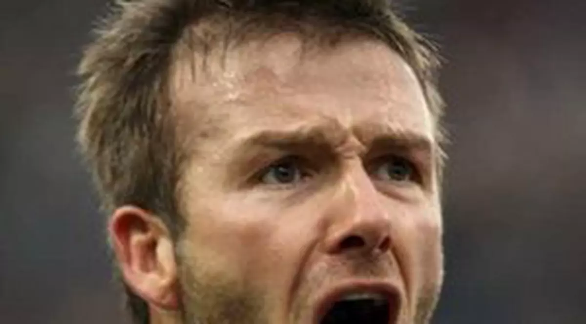 Beckham, făcut de 2 lei la el acasă