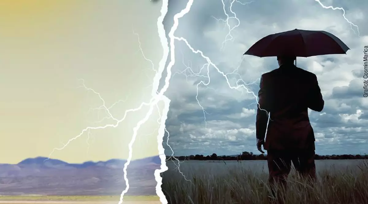 Nu scăpăm toată vara nici de caniculă, nici de furtuni