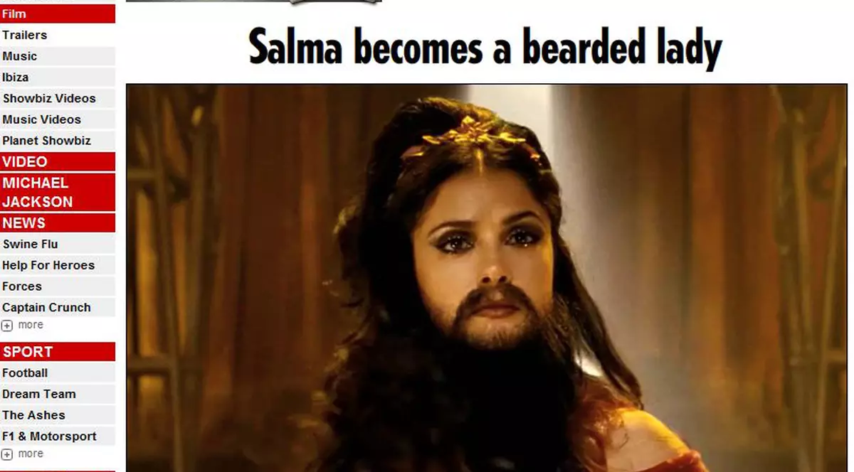 Salma, ce păroasă eşti!