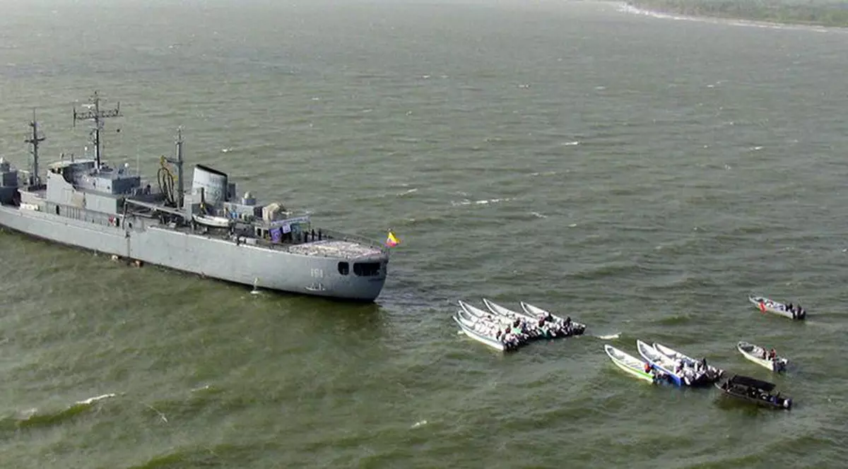 3,4 tone de cocaină capturate pe mare