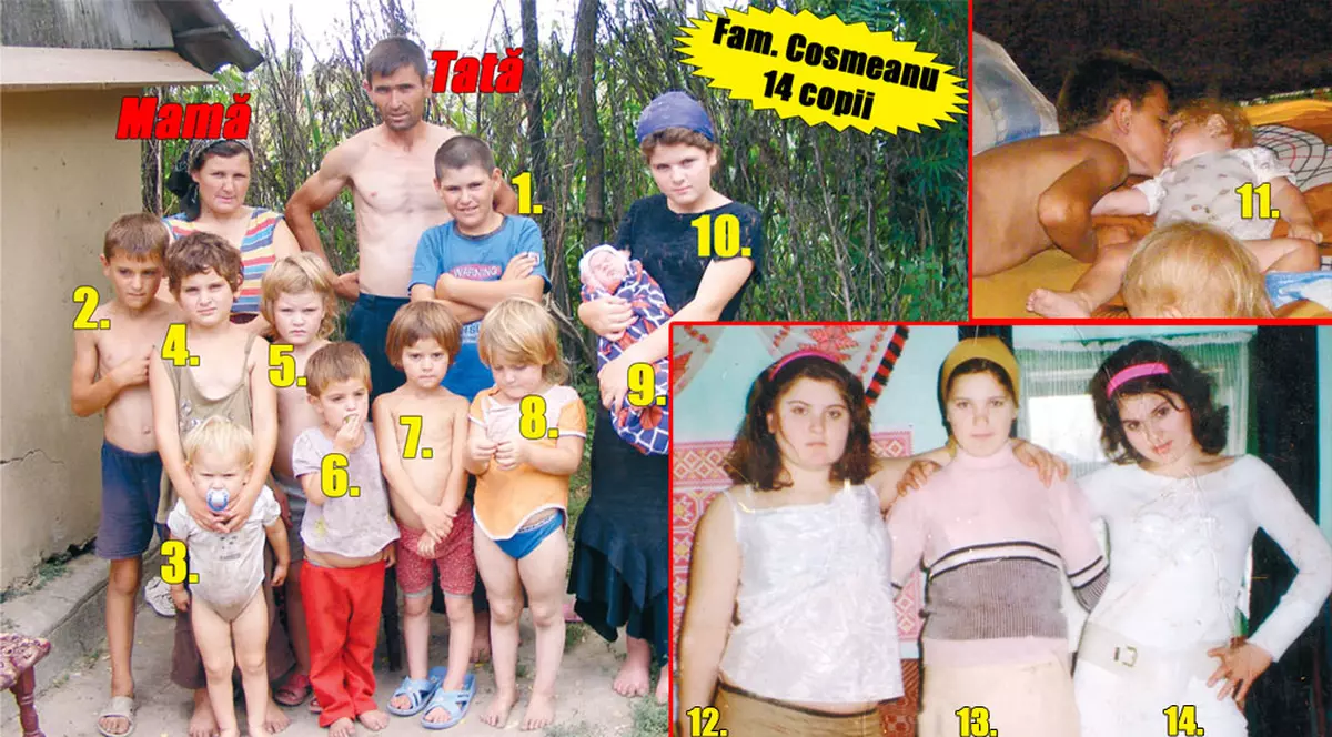 Două familii din judeţul Botoşani au împreună 27 de copii