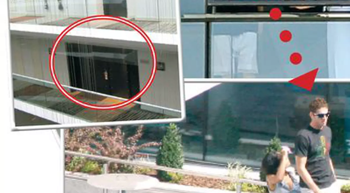 Şi-a urmărit iubitul de la geam