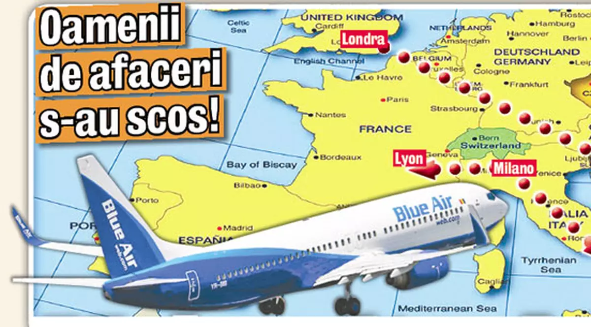 Mai multe zboruri ieftine între oraşe europene