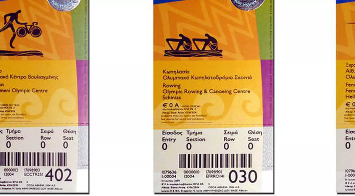 Au apărut biletele false pentru Jocurile Olimpice din 2012 