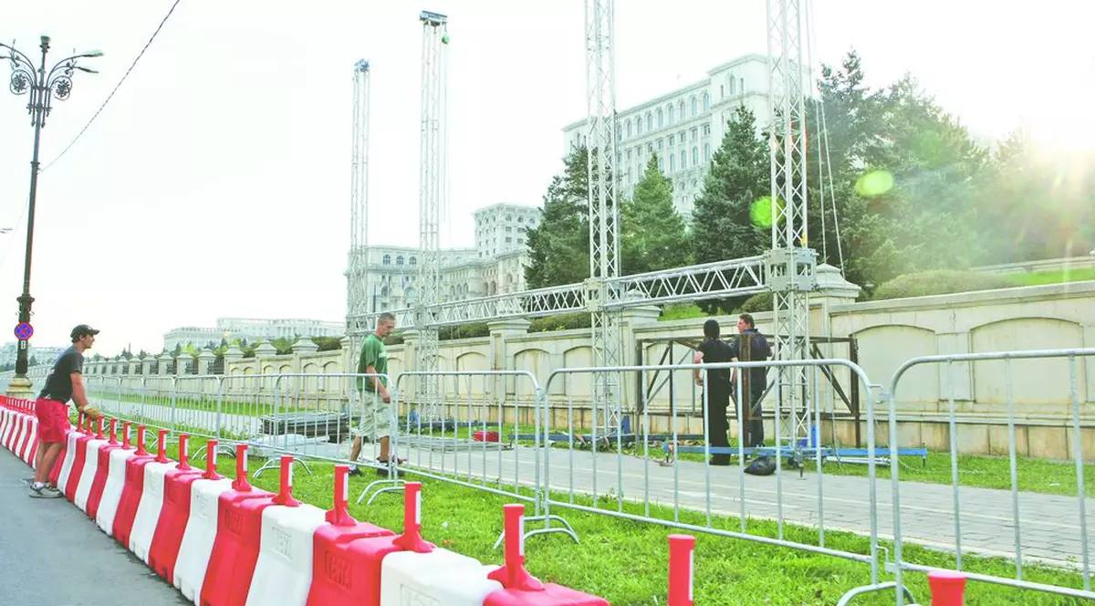 Pistă de Formula 1 la Palatul Parlamentului