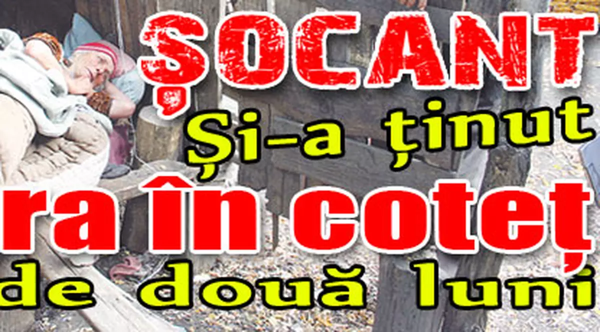 Şocant! Şi-a ţinut soacra în coteţ timp de două luni