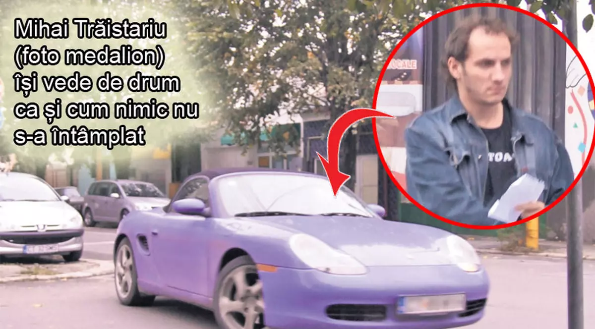 A dat în marşarier în intersecţie