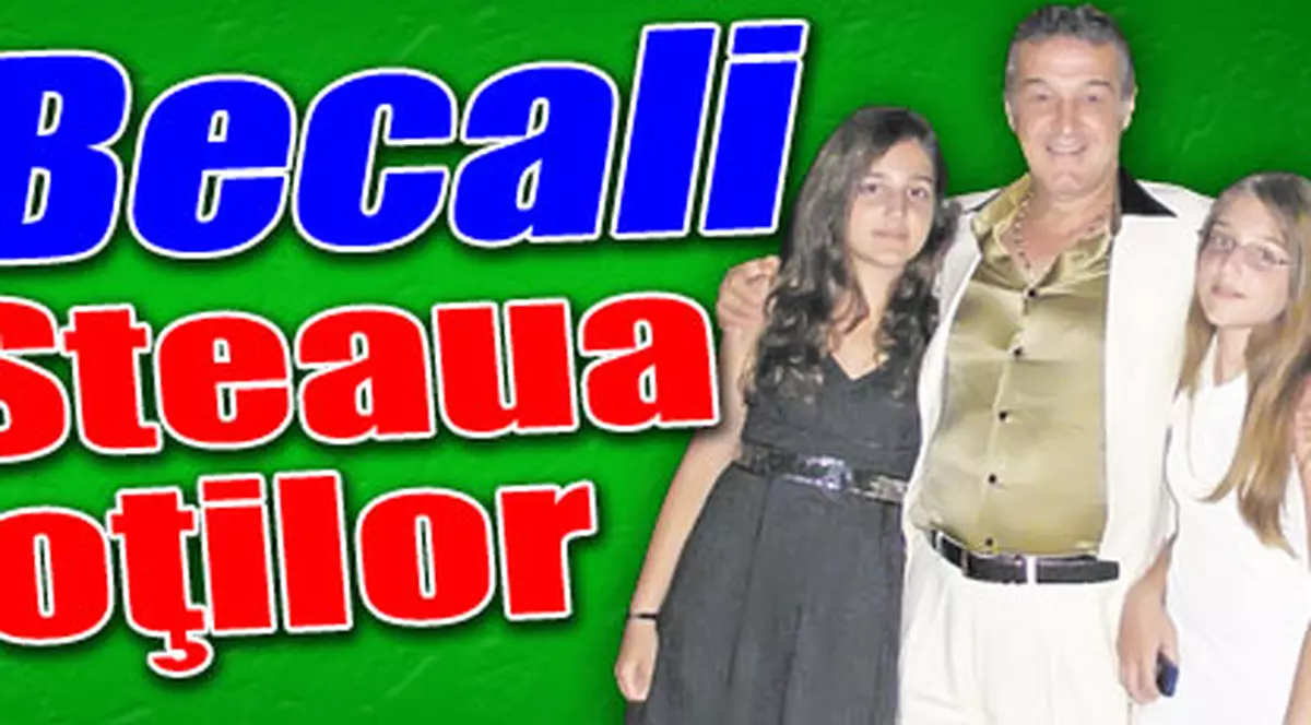 Gigi Becali lasă Steaua nepoţilor