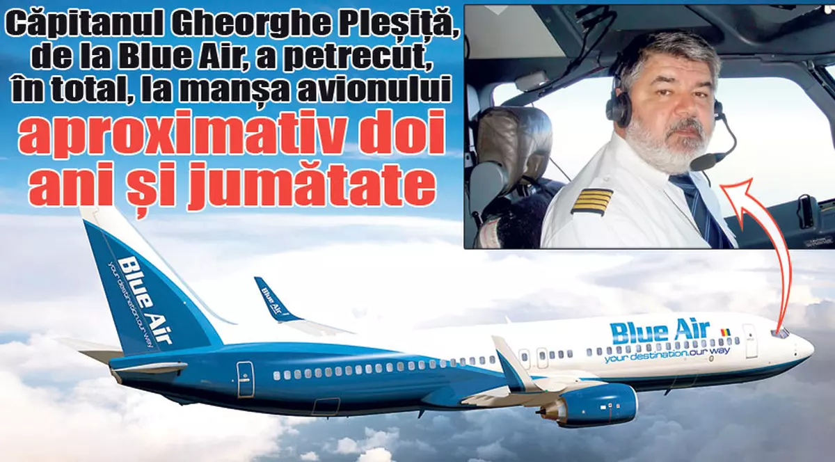 Căpitanul Gheorghe Pleşiţă a stat în aer 23.000 de ore