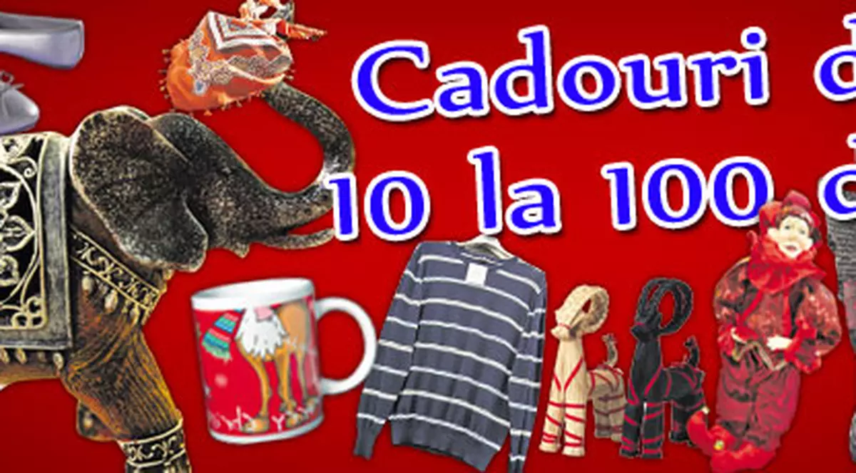 Cadouri de la 10 la 100 de lei