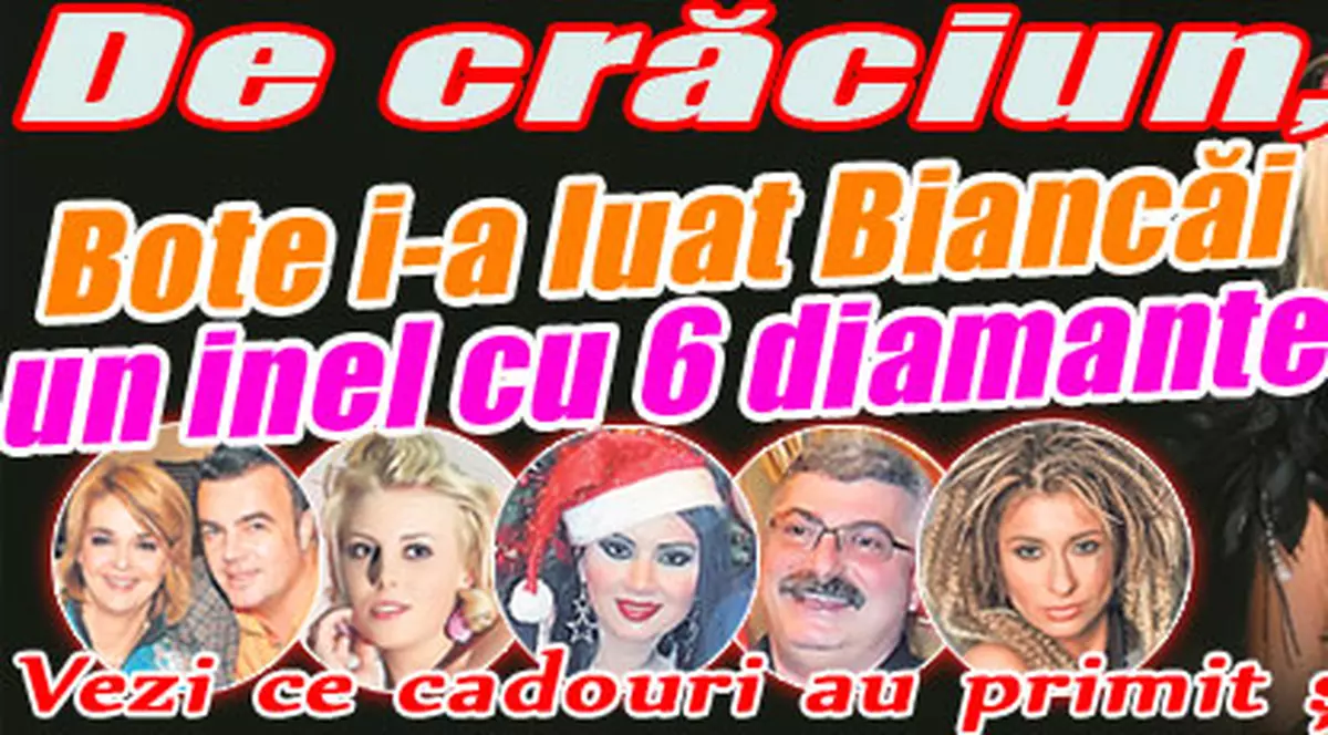 Bote şi-a copleşit iubita cu diamante