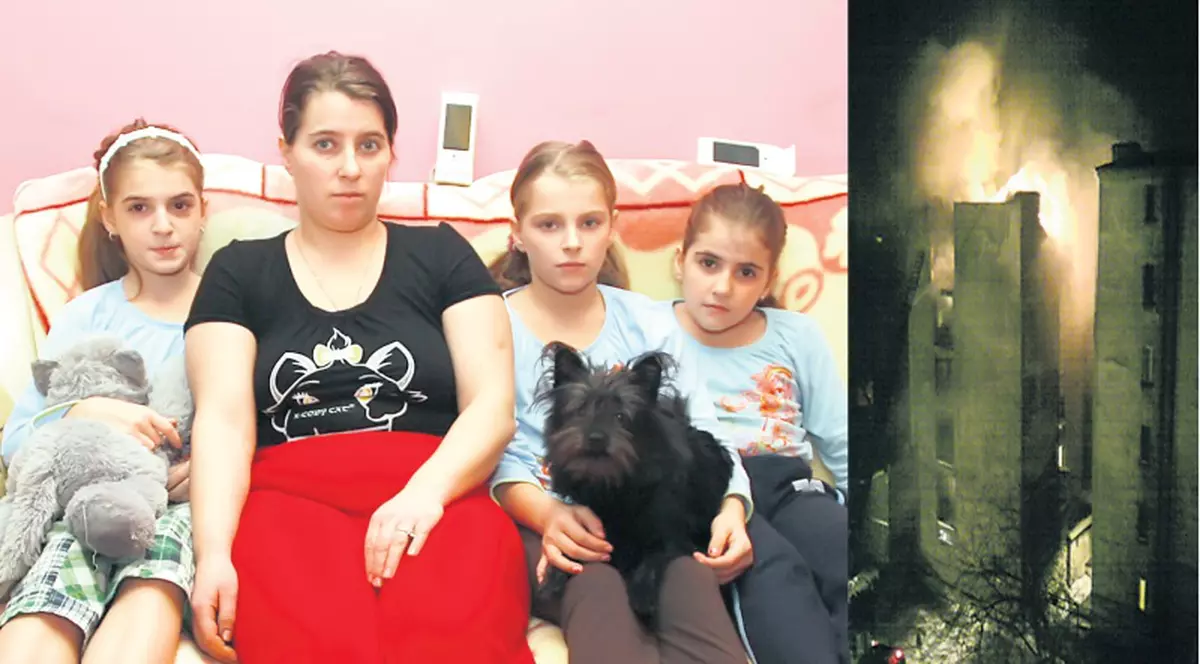 «Tati ne-a scos din flăcări»