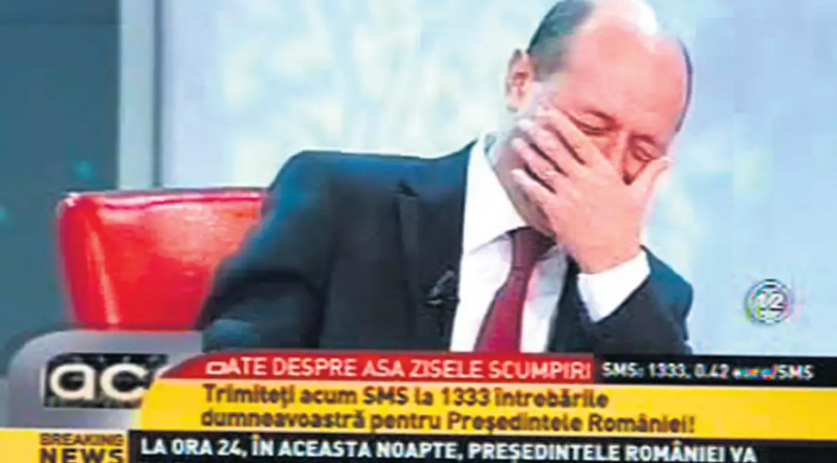 Băsescu a râs cu lacrimi la OTV