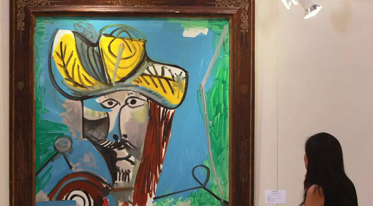 Un tablou de Picasso, rupt de o vizitatoare