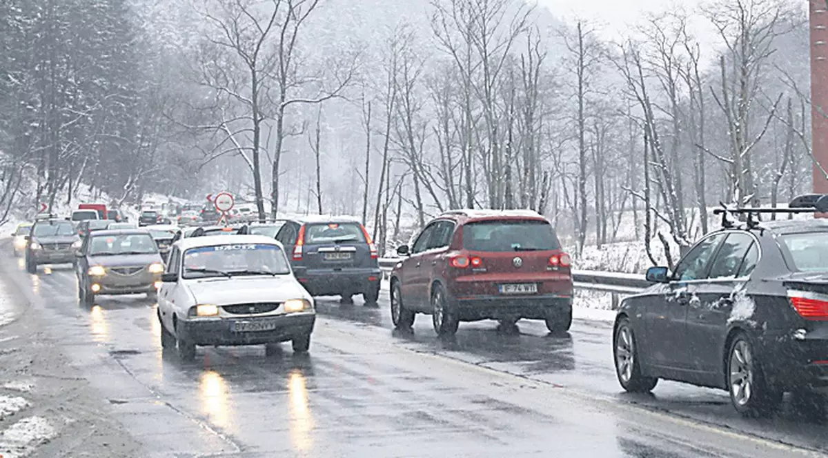 Trafic de coşmar pe DN 1!