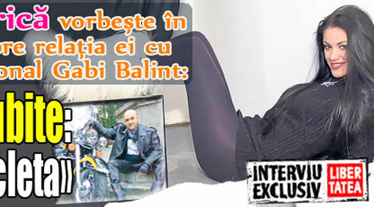 Raluca Petrică despre relaţia cu Gabi Balint: «Are două iubite: eu şi motocicleta»