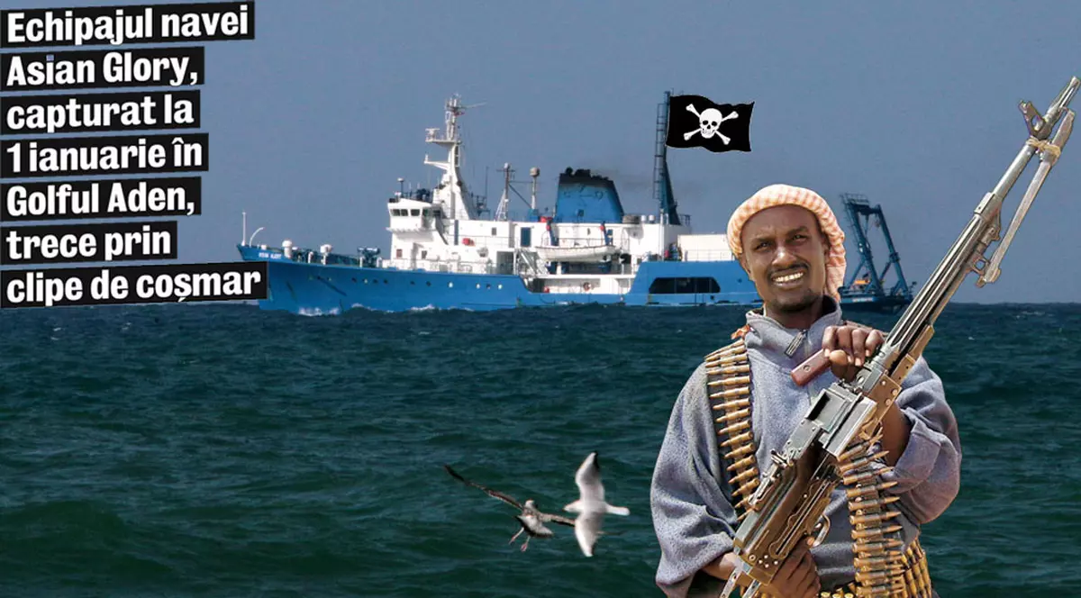 Marinarii români, torturaţi de piraţi