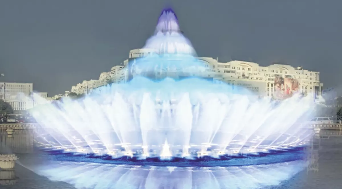 Ploaie de lumini la Unirea