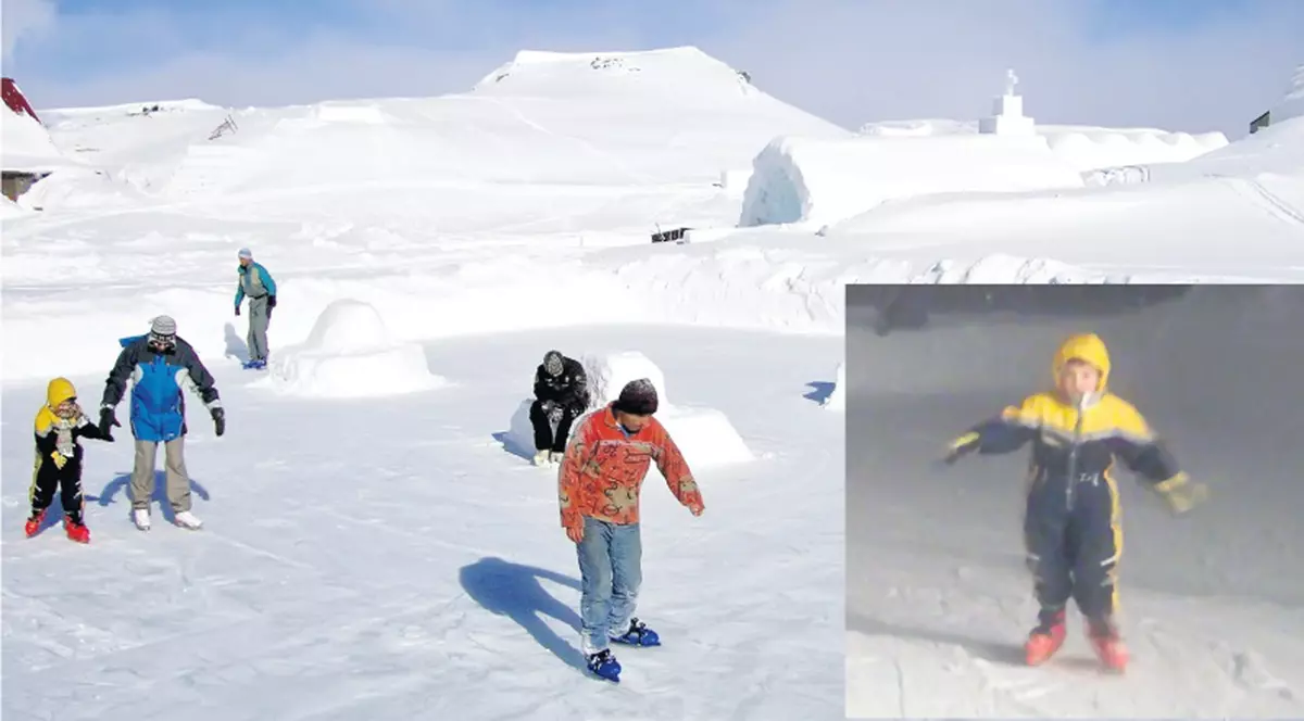 Patinoar la peste 2.000 de metri altitudine