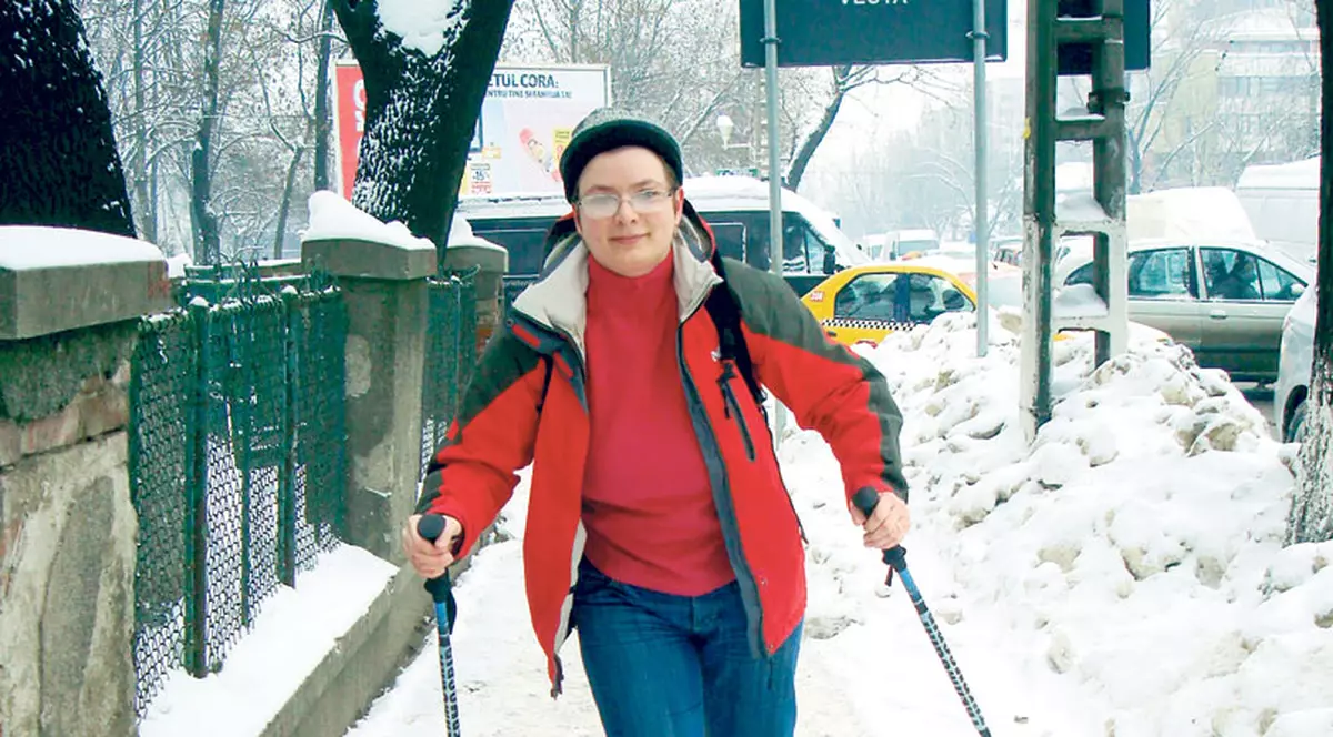 Au ieşit pe străzi cu bicicleta şi cu schiurile