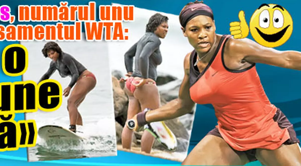 Serena Williams: «Sunt o bunăciune plinuţă»