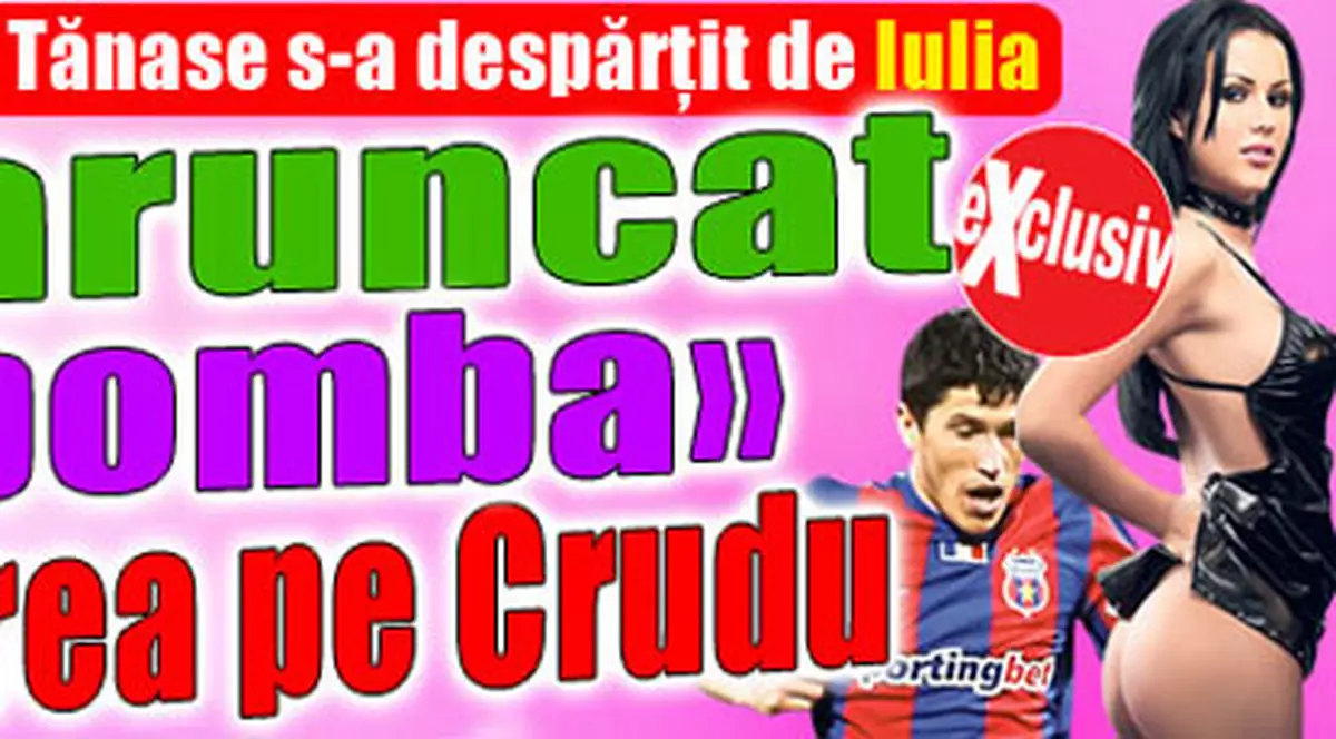 Tănase a aruncat «bomba» şi o vrea pe Crudu