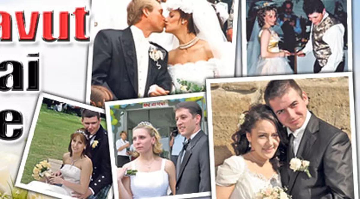 Ele au avut cele mai trăsnite nunţi