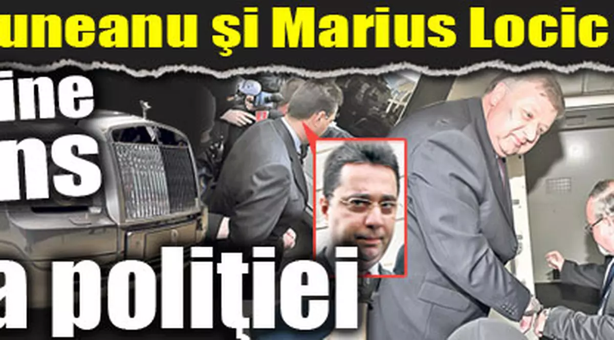 Din limuzine au ajuns în duba poliţiei